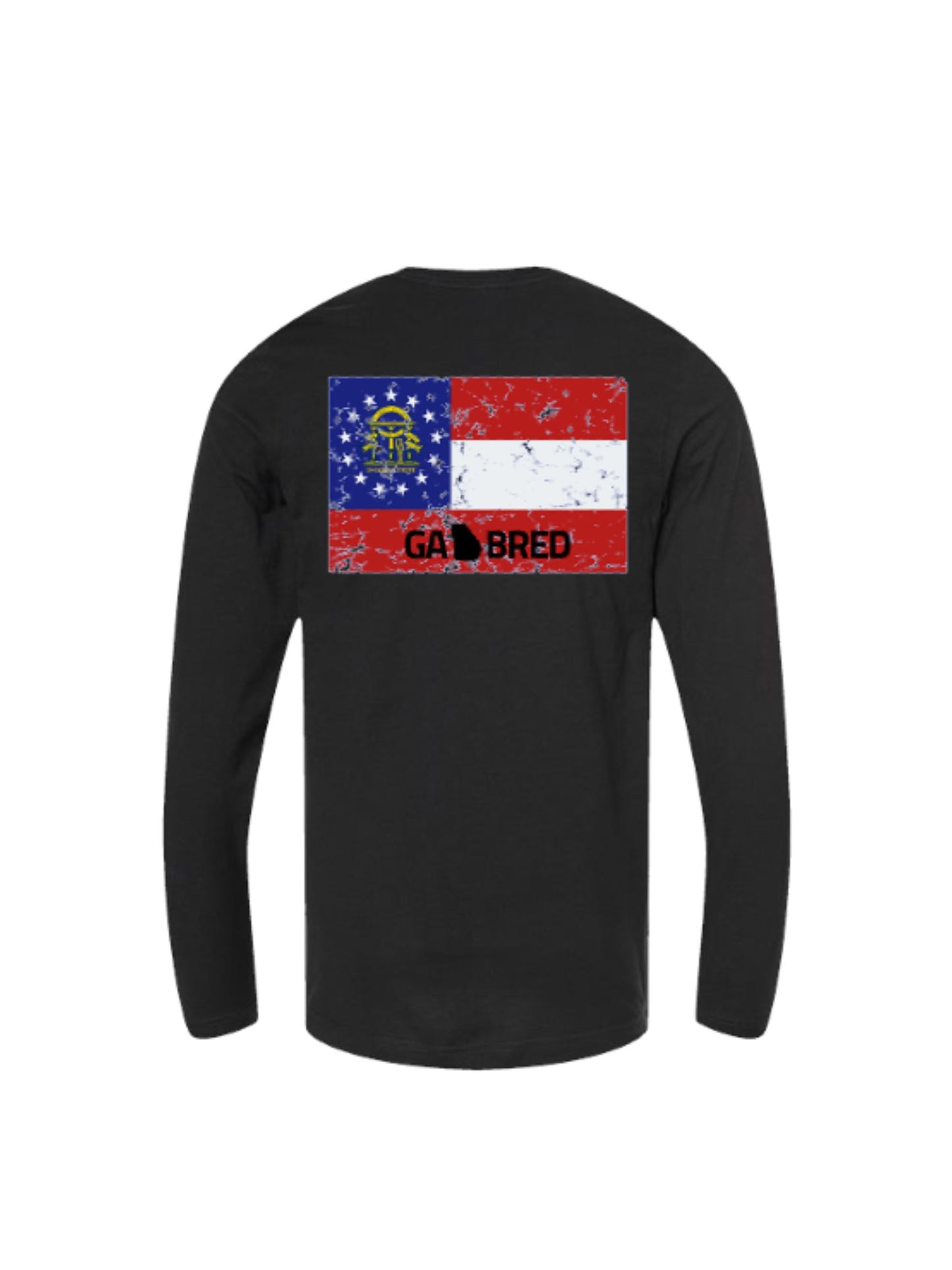 GA BRED GA FLAG LONG SLEEVE TEE