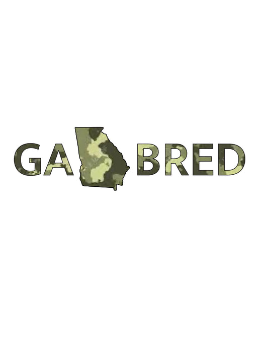 CAMO - GA BRED STICKER