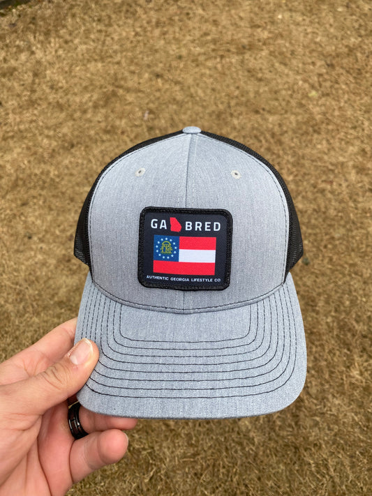 GA BRED GA FLAG Hat (Heather Grey/Black)